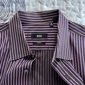 Hugo Boss 16” slim fit dress shirt